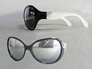 FENDI フェンディ 386ブラックミラーサングラス
