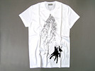 半袖プリントTシャツ　ホワイト
