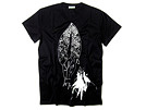 半袖プリントTシャツ　ブラック