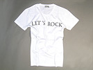 LET'S ROCK 半袖Tシャツ ホワイト