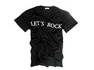 LET'S ROCK 半袖Tシャツ ブラック