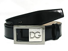 DOLCE&GABBANA ドルチェ&ガッバーナ BC2499 DGプレートバックルベルト ブラック