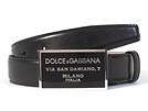 DOLCE&GABBANA ドルチェ&ガッバーナ '10春夏 BC2650 スムースレザーベルト ブラック