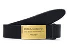 DOLCE&GABBANA ドルチェ&ガッバーナ '12春夏 BC3476 ナチュラルレザーベルト ブラック 幅3.4cm