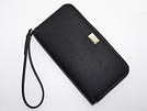 DOLCE&GABBANA ドルチェ＆ガッバーナ '11秋冬 BI0086 ジップアラウンド長財布 小銭入れあり 型押しレザーブラック