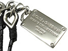 DOLCE&GABBANA ドルチェ&ガッバーナ BJ0470 レザーネックレス ブラック