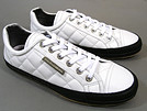 DOLCE&GABBANA ドルチェ&ガッバーナ CA0480 キルティングレザースニーカー ホワイト×ブラック