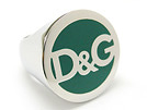 D&G DJ0058 指輪・リング シルバー×グリーン