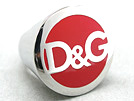 D&G DJ0065 指輪・リング シルバー×レッド