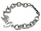 D&G DJ0392 ロゴシルバーブレスレット