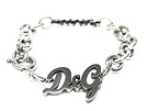 D&G DJ0553 ロゴシルバーブレスレット