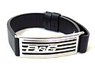 D&G　DJ0706　レザープレートブレス