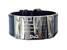 D&G　DJ0715　IDプレートレザーブレス