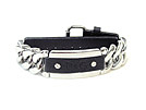 D&G　DJ0729　ブラックレザーブレス