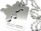 D&G DJ0741 ベアープレートネックレス