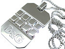 D&G DJ0761 シルバープレートネックレス