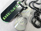 DIESEL ディーゼル DX0016040 プレートネックレス