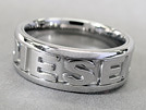 DIESEL ディーゼル DX0050040 ロゴシルバーリング