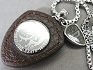 DIESEL ディーゼル DX0188040 レザープレートネックレス