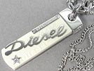DIESEL ディーゼル DX0205040 ホワイトプレートネックレス