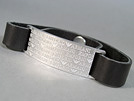 EG2426040 ブラックレザーブレスレット