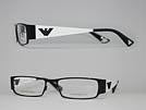 EMPORIO ARMANI エンポリオアルマーニ 9413 ブラック×ホワイトメガネフレーム 眼鏡 □■値下げ■□