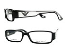 EMPORIO ARMANI エンポリオ アルマーニ 9501 ブラック×ホワイトメガネフレーム 眼鏡