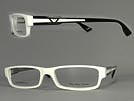 EMPORIO ARMANI エンポリオアルマーニ 9583 ホワイト×ブラックメガネフレーム 眼鏡 □■値下げ■□