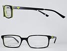 EMPORIO ARMANI エンポリオアルマーニ 9781 ブラック×イエローメガネフレーム 眼鏡