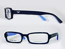 EMPORIO ARMANI エンポリオアルマーニ 9836 ブルースケルトンメガネフレーム 眼鏡