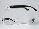 EMPORIO ARMANI エンポリオアルマーニ 9836 クリア×ブラックメガネフレーム 眼鏡