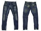 DOLCE&GABBANA ドルチェ&ガッバーナ '11秋冬 G375LP クラッシュデニムパンツ ジッパー仕様