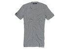 DOLCE&GABBANA ドルチェ&ガッバーナ G8D37T ヘンリーネック半袖Tシャツ グレー