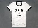 '10春夏 G8F27G CALCIOパイピングTシャツ ホワイト