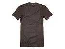 '10春夏 G8F87T Vネック半袖Tシャツ ダークブラウン