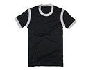 '10春夏 G8F94T パイピングTシャツ ブラック×グレー