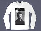 DOLCE&GABBANA ドルチェ&ガッバーナ '11秋冬 G8M98T フォトプリント長袖ロングTシャツ ホワイト