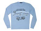 DOLCE&GABBANA ドルチェ&ガッバーナ '11秋冬 G8N91G プリント長袖ロングTシャツ ライトブルー