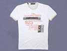 DOLCE&GABBANA ドルチェ&ガッバーナ '12春夏 G8O93G パイピング半袖Tシャツ ホワイト