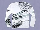DOLCE&GABBANA ドルチェ&ガッバーナ '12春夏 G8P27T 大きめのルーズシルエット 長袖ロングTシャツ ホワイト