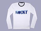 DOLCE&GABBANA ドルチェ&ガッバーナ '12春夏 G8P62G ROCKY 長袖ロングTシャツ ホワイト