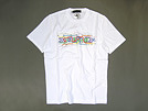 GC511 プリント半袖Tシャツ ホワイト