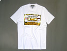 GC512 プリント半袖Tシャツ ホワイト
