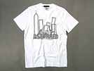 GC530 プリント半袖Tシャツ ホワイト