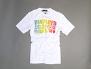 GC531 プリント半袖Tシャツ ホワイト
