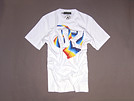 GC532 プリント半袖Tシャツ ホワイト