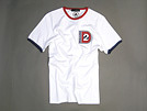 GC549 ワッペン半袖Tシャツ ホワイト