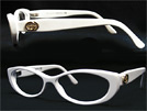 GUCCI グッチ 2958 ロゴありホワイトメガネフレーム 眼鏡
