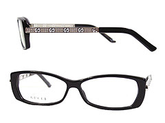 GUCCI グッチ 3002 ブラック×シルバーメガネフレーム・眼鏡