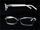 GUCCI グッチ 3011 クリア×ホワイトメガネフレーム・眼鏡